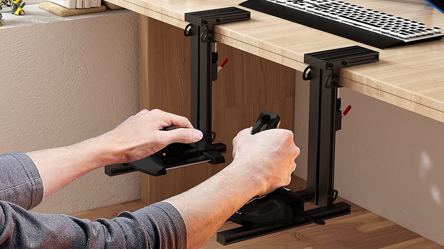 Supporto per Joystick HOTAS/HOSAS da scrivania